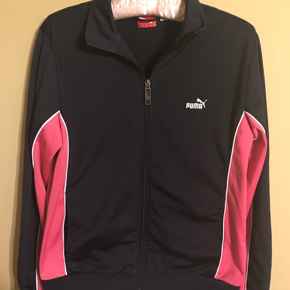 Puma Black&Pink Zip Up